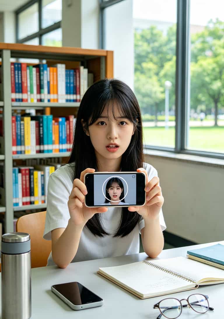 四年踩坑无数,终于找到一张靠谱的“可选归属地流量卡”(学生党必看) 学生白天坐在窗边,用手机进行人脸识别