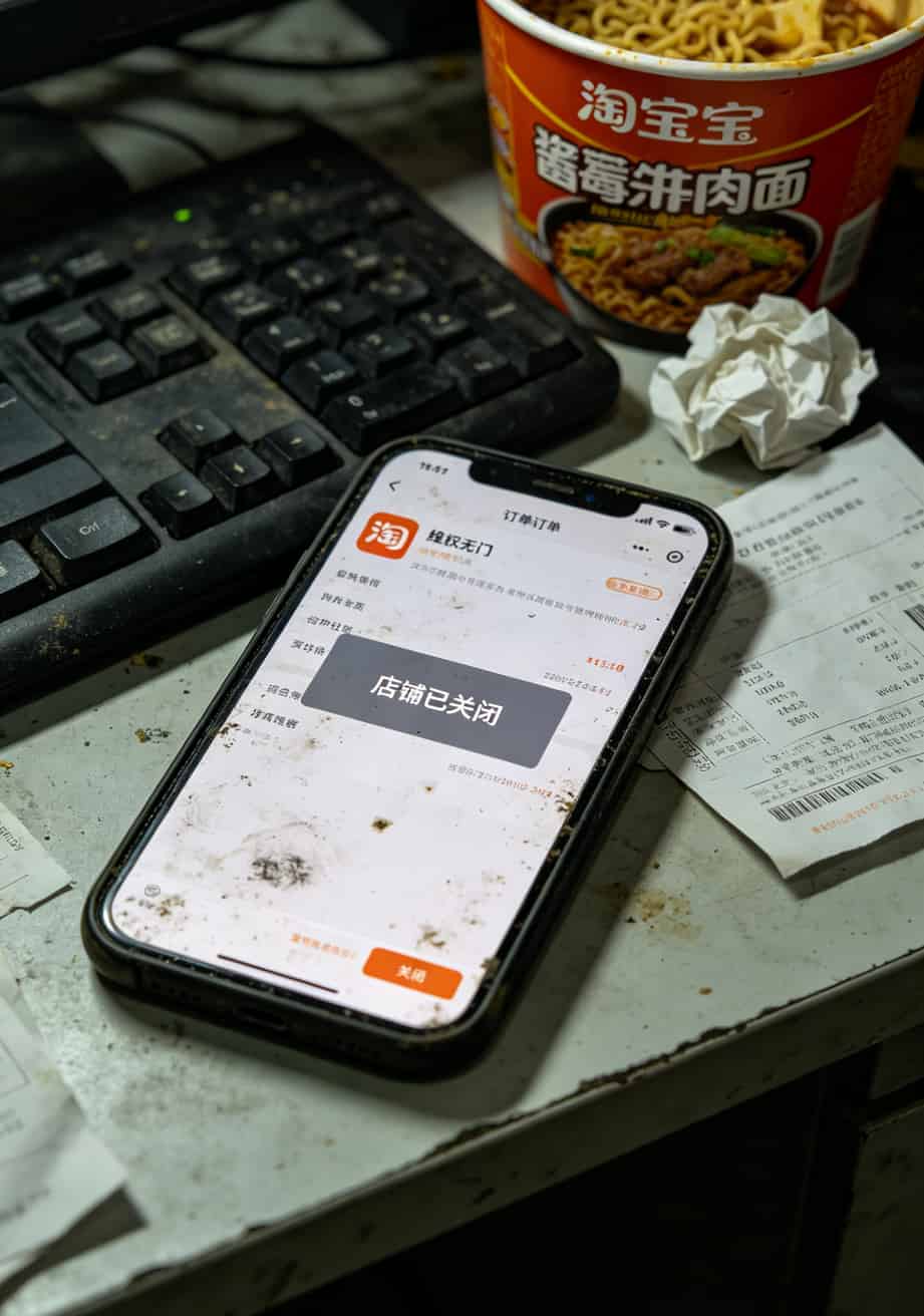 亏了三千块才搞明白:华为随身WiFi配一张“不限地区的流量卡”,一年能省下一半网费 淘宝店铺已关闭的截图示意,显示商家消失的页面