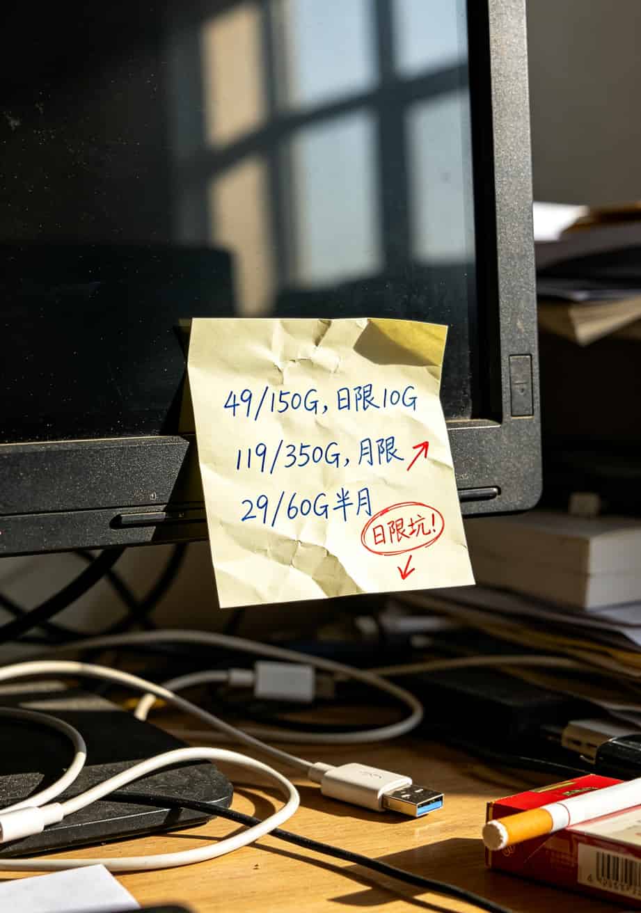 踩过8次坑才敢说:畅享通讯流量卡真实体验,值不值得买? 畅享通讯流量卡三种套餐对比表