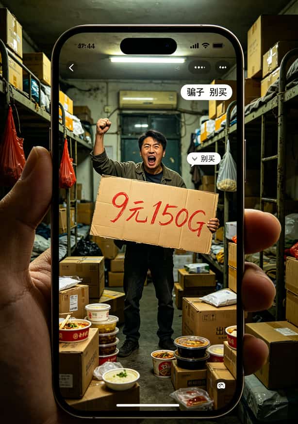 一张150g流量卡能用多久?我蹲了仨月营业厅,把10个朋友都坑了一遍才整明白 直播间流量卡骗局套路示意图