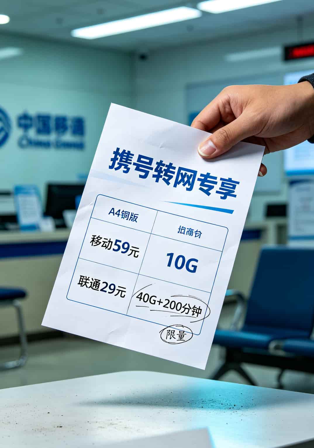9元300g流量卡是正规的吗?我拿三个月工资试了七张卡,答案在这 运营商营业厅携号转网宣传单,优惠套餐对比