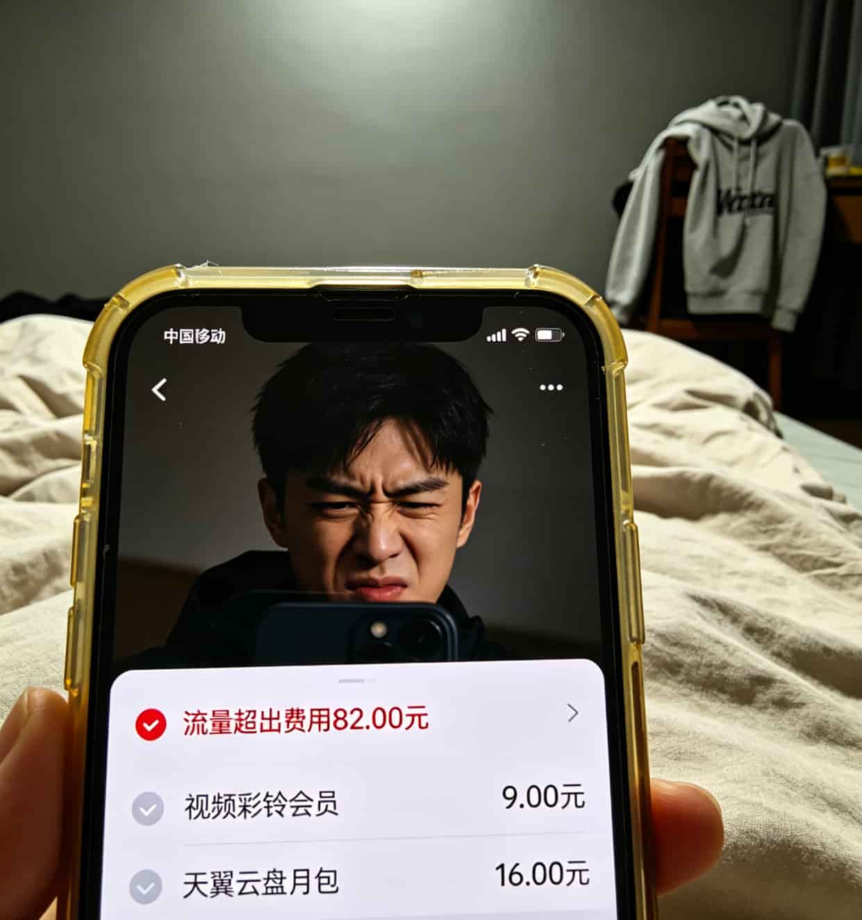 19元135G流量卡是真的香还是巨坑?我买了三张实测,9.9流量卡用户必看 流量超出扣费账单明细截图