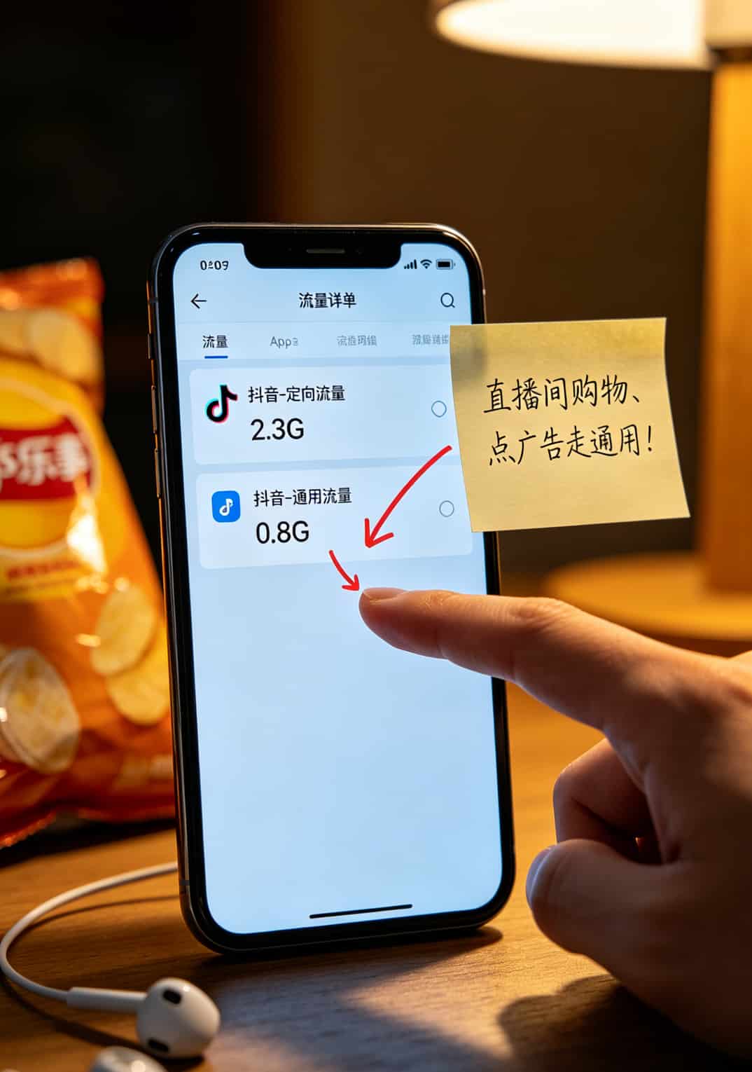 19元不限量流量卡是真的吗?京东买卡8次血泪史:真的,但别急着下单 定向流量使用范围说明截图,标注通用流量消耗场景