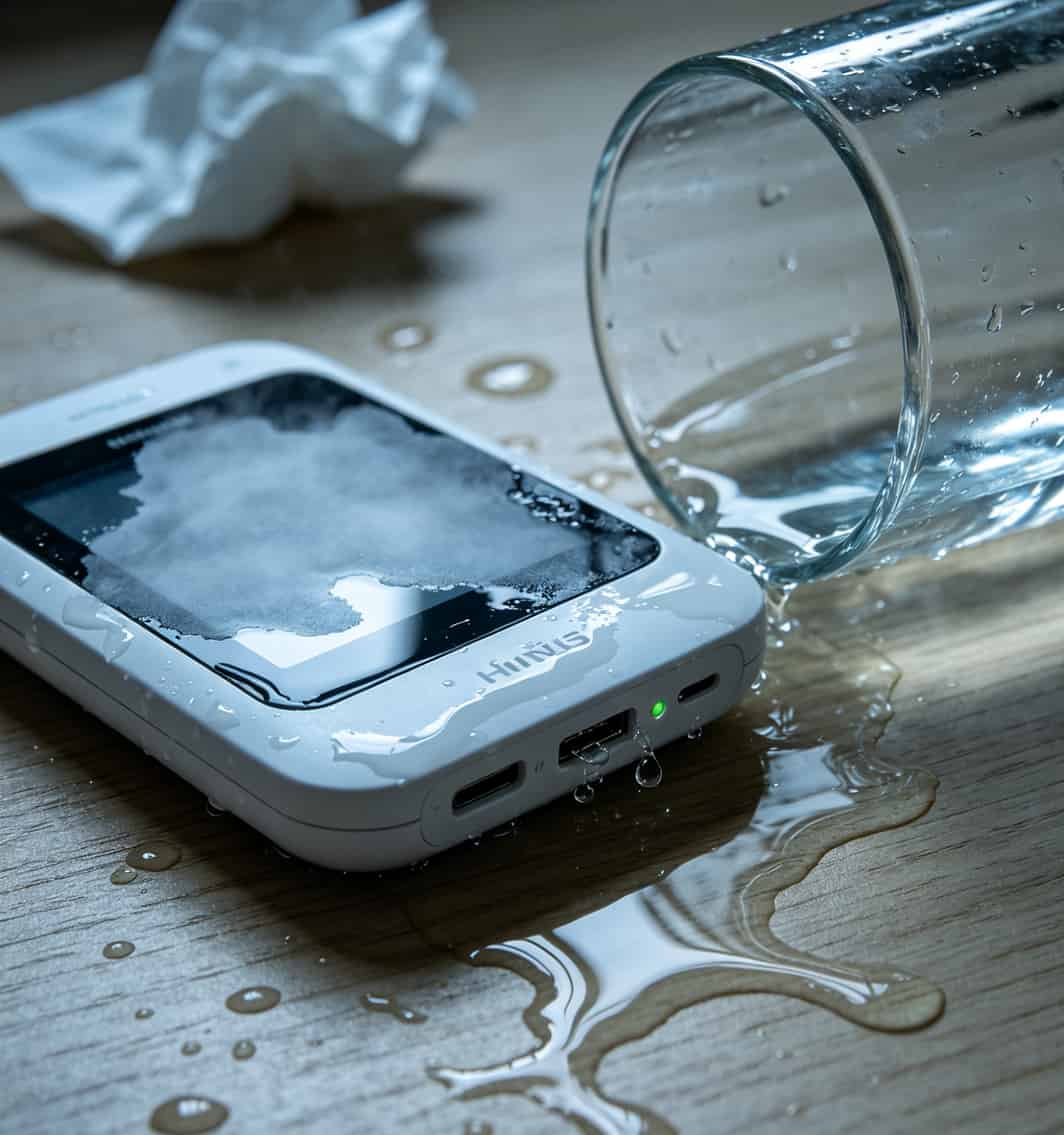 19元月租流量卡联通到底坑不坑?我花一千块试了四台随身WiFi,大实话全在这 一台被水浸泡过的随身WiFi,屏幕进水后无法显示,旁边放着一杯打翻的水杯