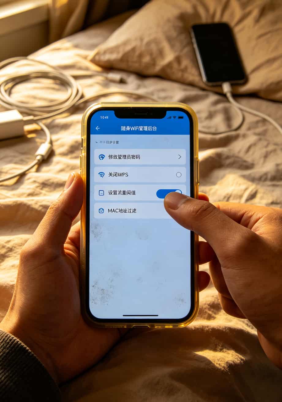 被“0元免流量卡”坑了三个月,我拆了5台随身WiFi(华力/华为/华正易尚实测对比) 随身WiFi后台管理界面四步设置截图