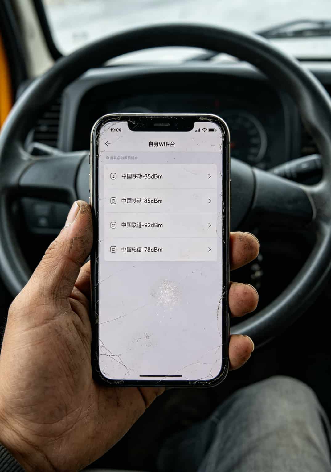 跑货车3年换了11张5g物联网流量卡,今天跟你交个底(附避坑指南) 随身WiFi设备管理后台截图,显示三网信号强度对比