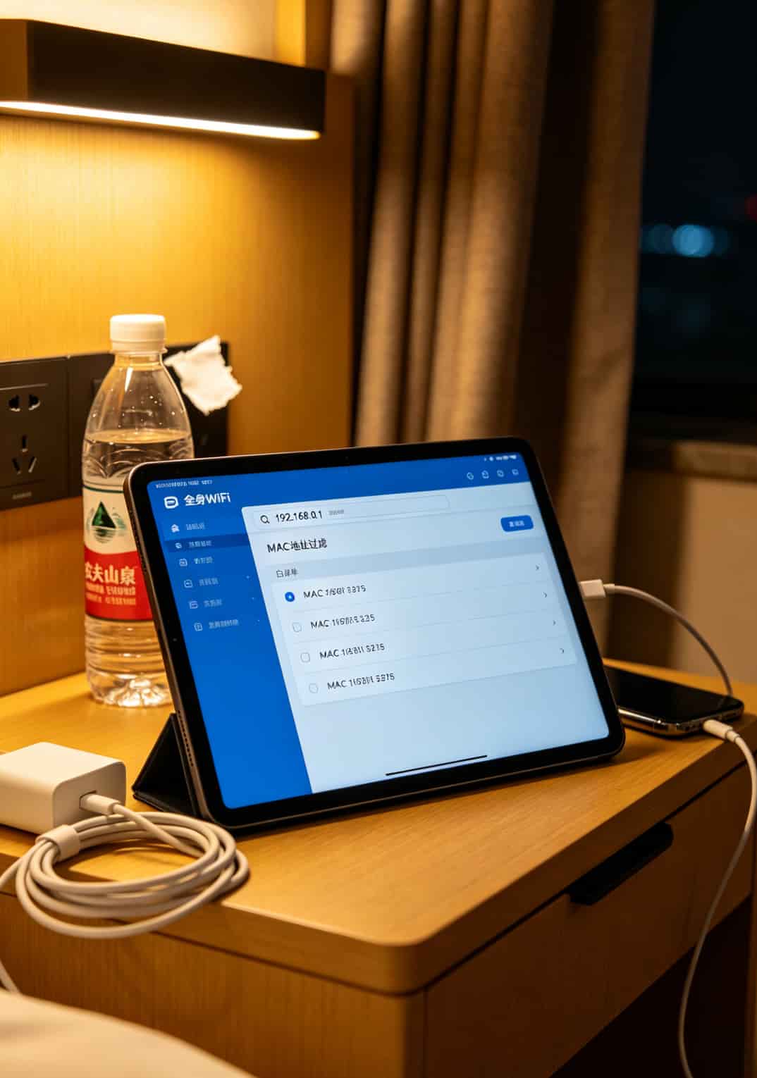 smart流量卡用了七八张才明白:这么选网速快三倍,还省一半钱 随身WiFi后台MAC地址白名单设置界面