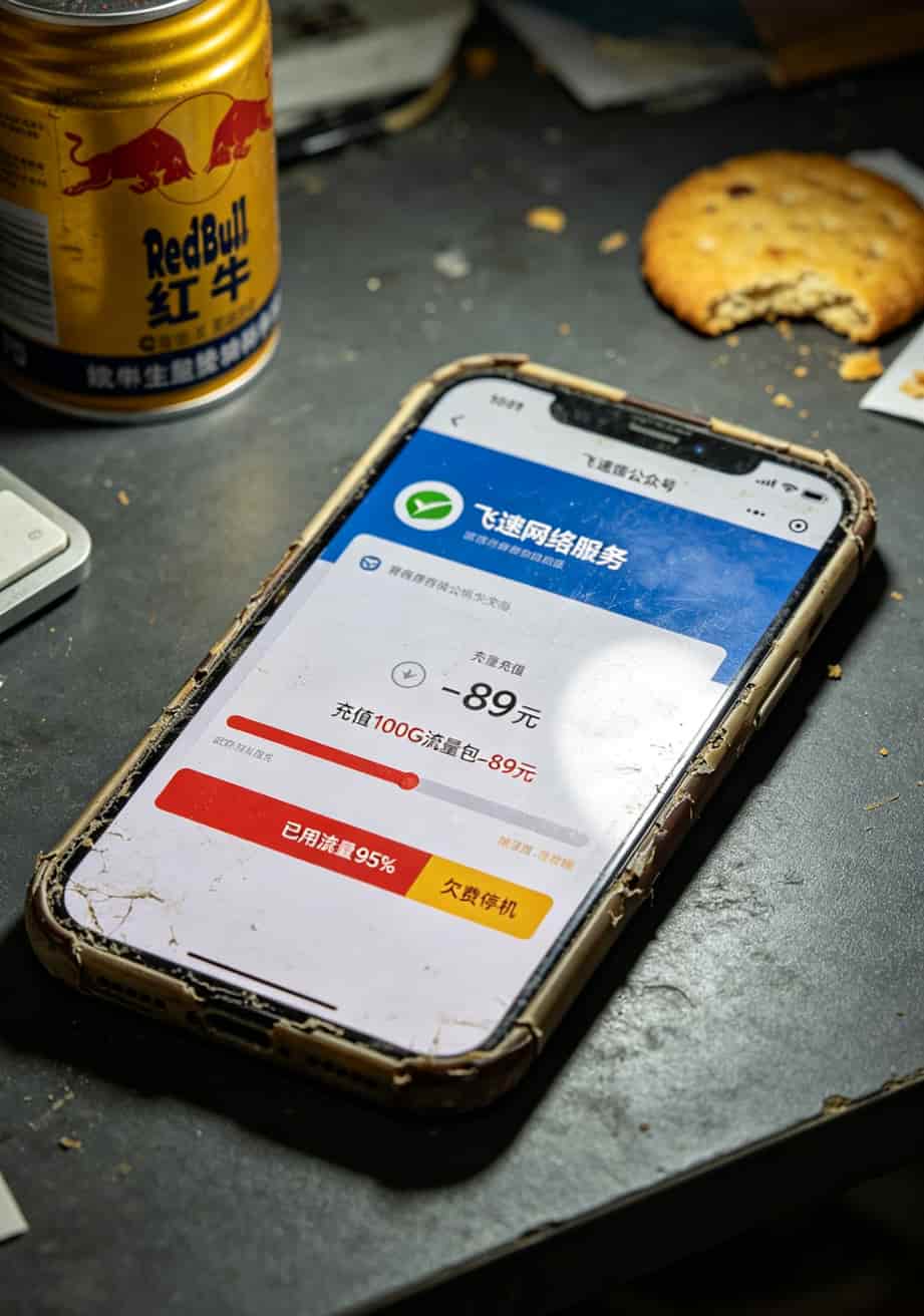 华强北物联卡充值后台骗局截图