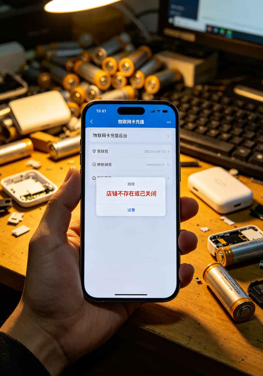 花3000块买来的教训,流量卡移动随身WiFi这么选才对(2026实测版) 物联网卡充值后台无法打开的截图示例