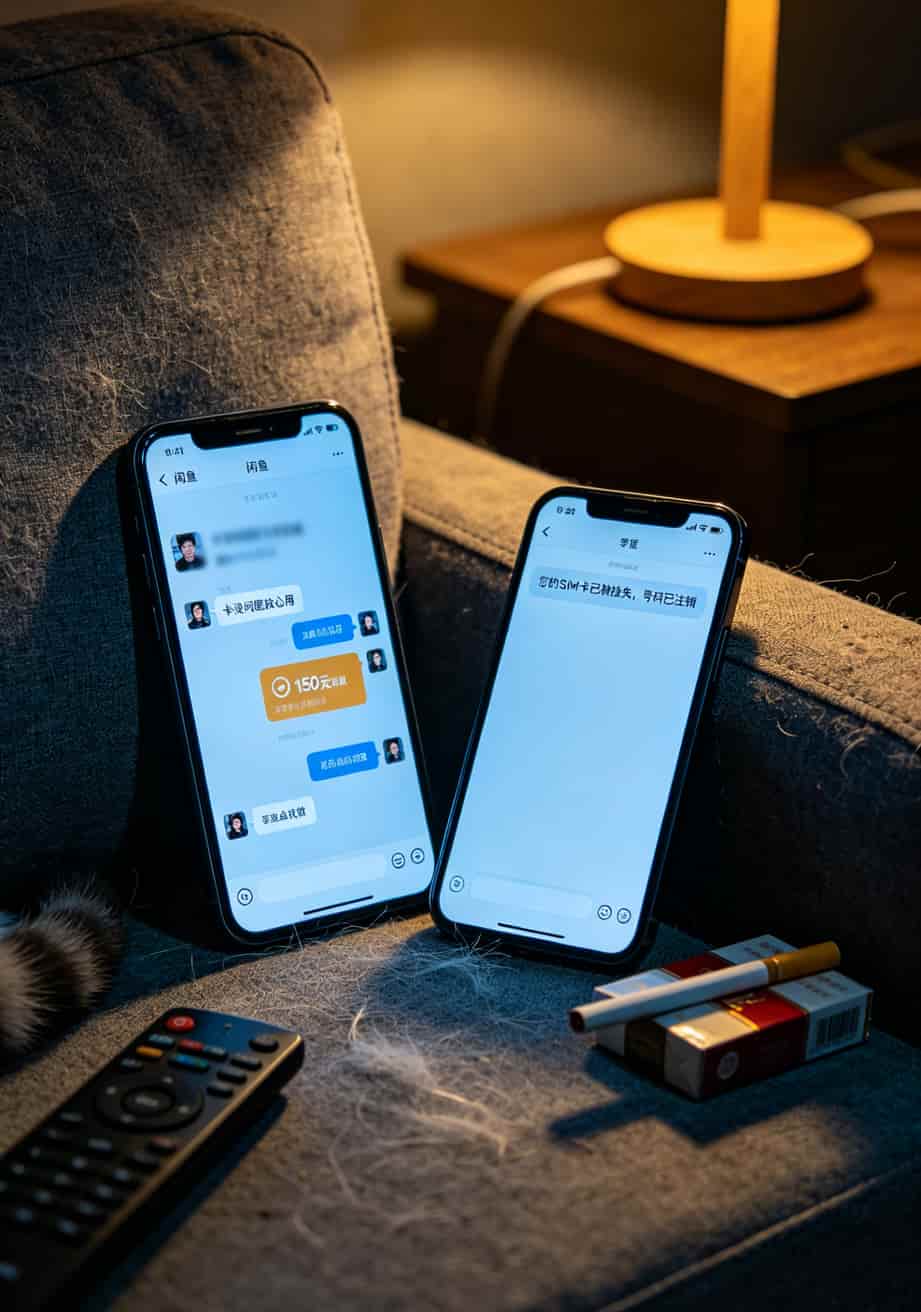 华为USB随身WiFi用电信比较便宜的流量卡3年实测:省了1800块,值得买吗? 闲鱼二手流量卡被骗聊天记录截图