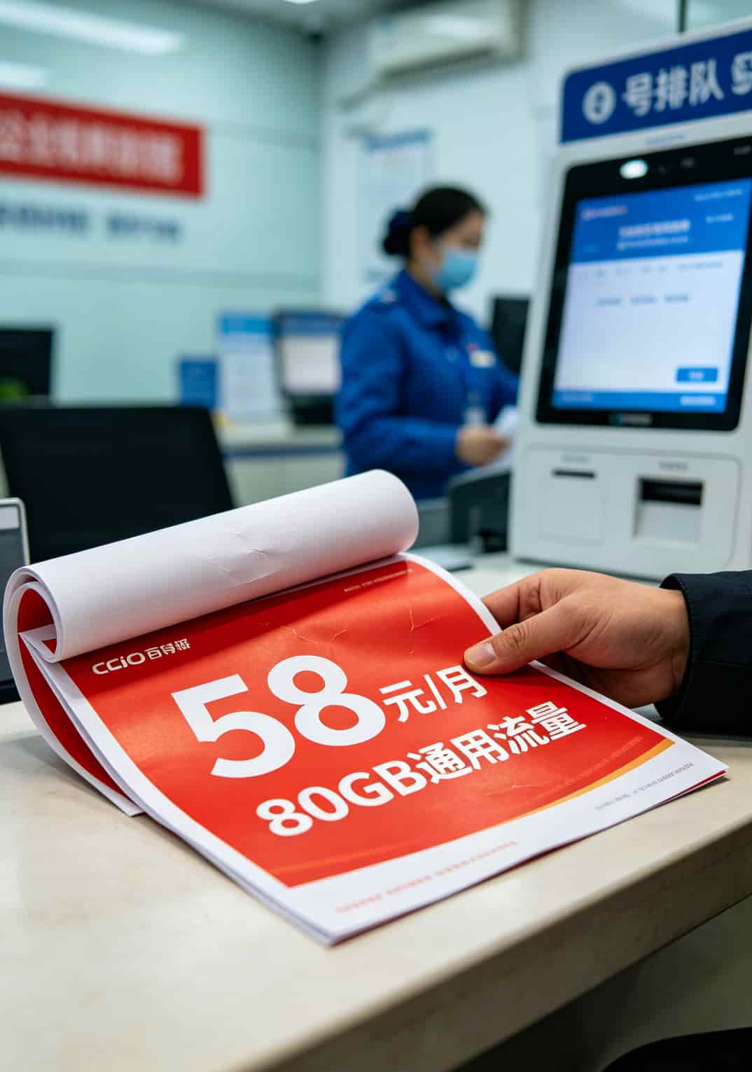 车机流量卡插哪里?19元200g我用吐血了,成都司机三年踩坑实录(附避坑清单) 移动营业厅套餐宣传单页实拍,展示58元套餐详情