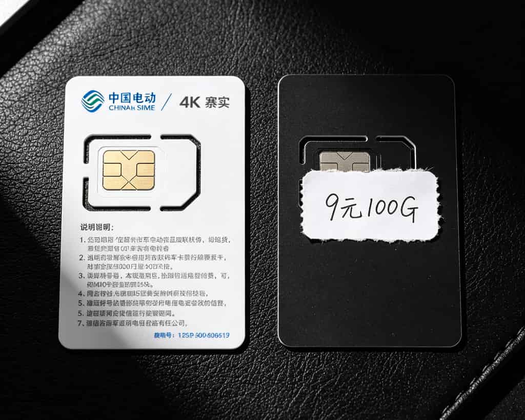 不插电话卡能用流量卡吗?我拿三台中兴设备试了半年,答案是:能,而且每月网费不到20块 正规流量卡与物联卡包装盒对比图