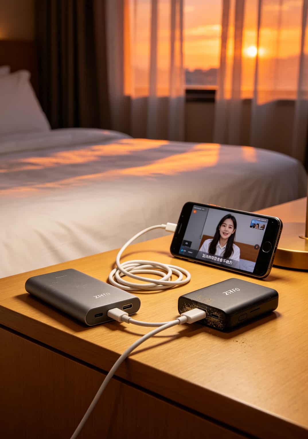 办流量卡哪里正规?我修了六年随身WiFi,说实话这三个渠道才靠谱 中兴F50连接充电宝和手机的使用场景