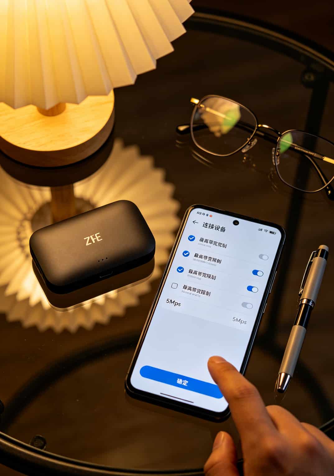 跑了半个月实测:中兴随身WiFi配上“超出流量1元1g的流量卡”,到底值不值? ZTE Link APP中显示信号强度的界面截图