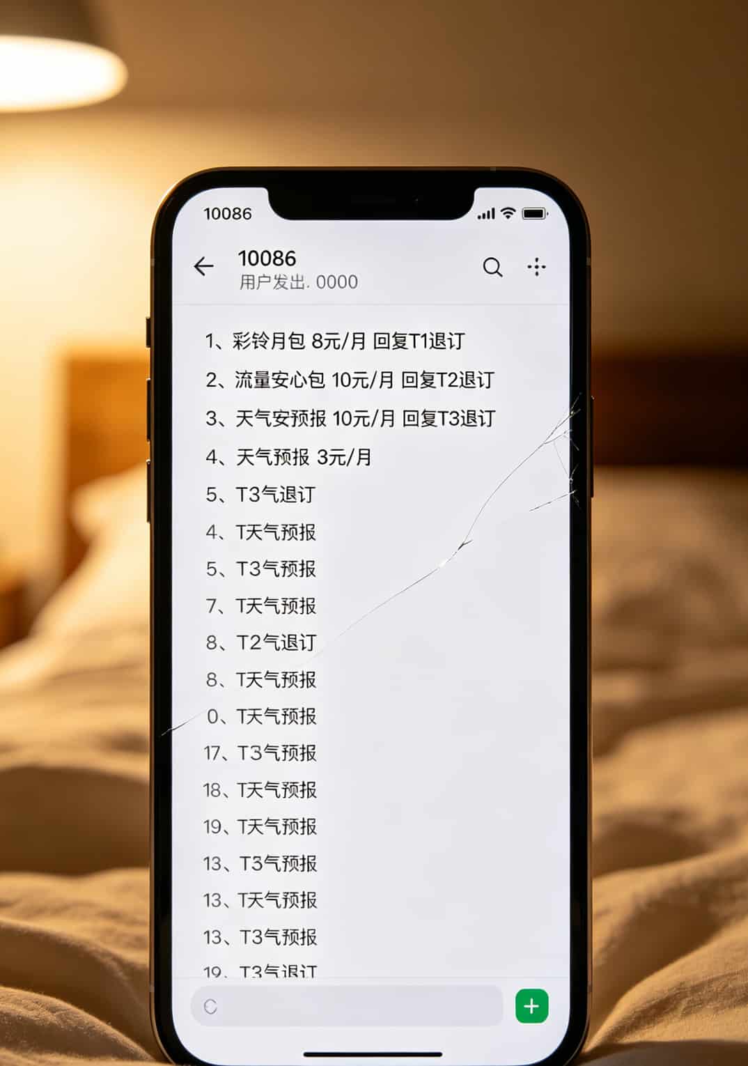移动0元办理流量卡?我试了三年,真话全在这了 短信发送0000到10086后收到的业务列表