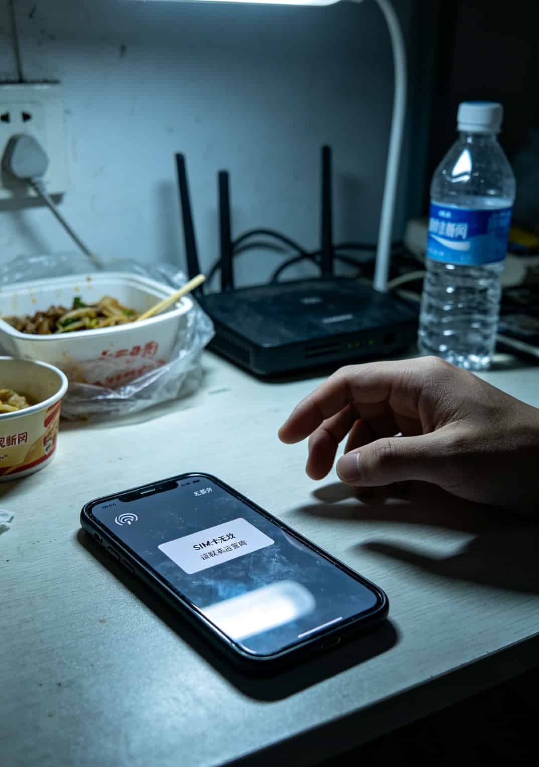 移动0元办理流量卡?我试了三年,真话全在这了 手机上显示无服务的状态