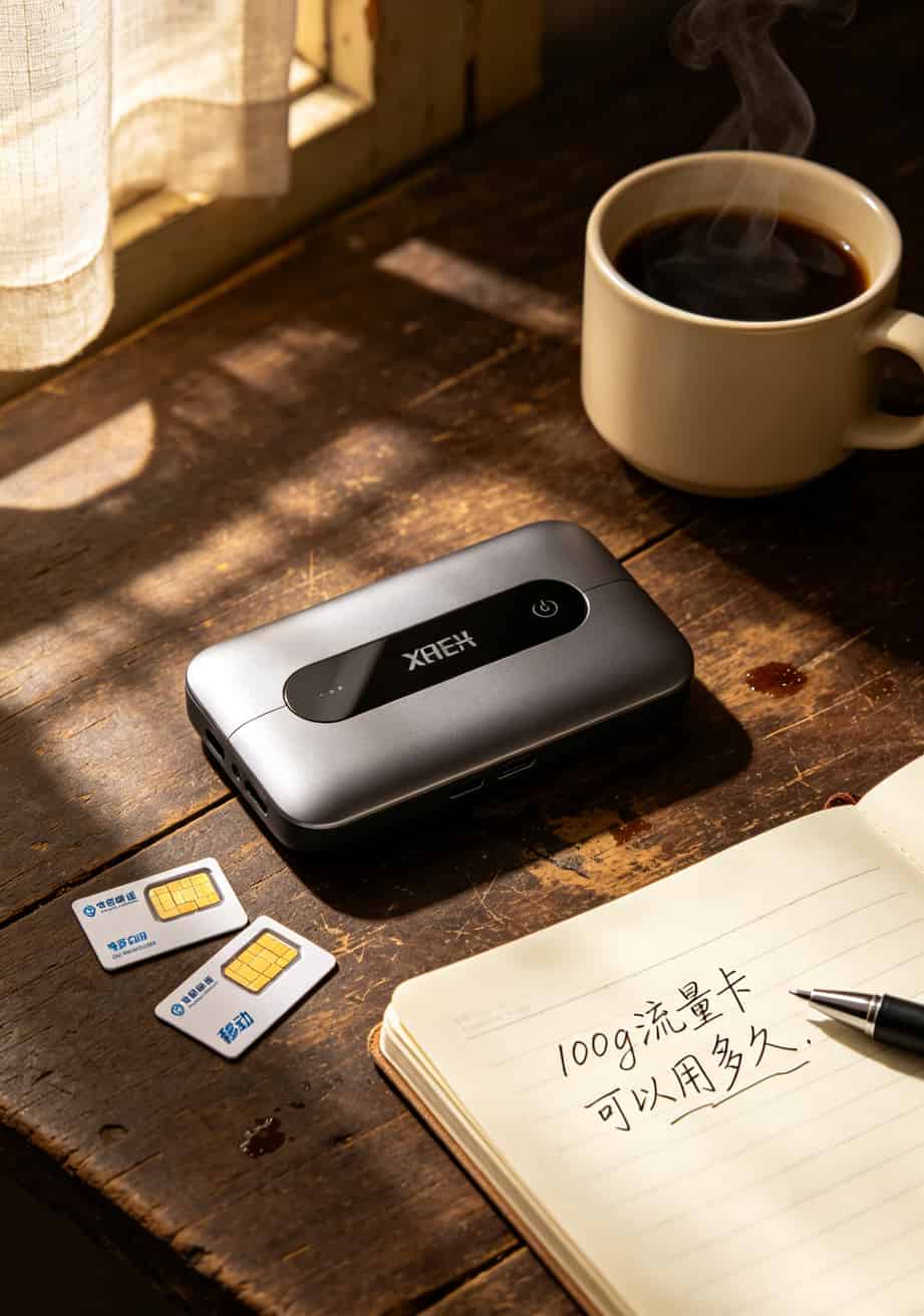 100g流量卡到底能用多久?算完这笔账我彻底明白了 京东自营中兴旗舰店流量卡商品详情页截图