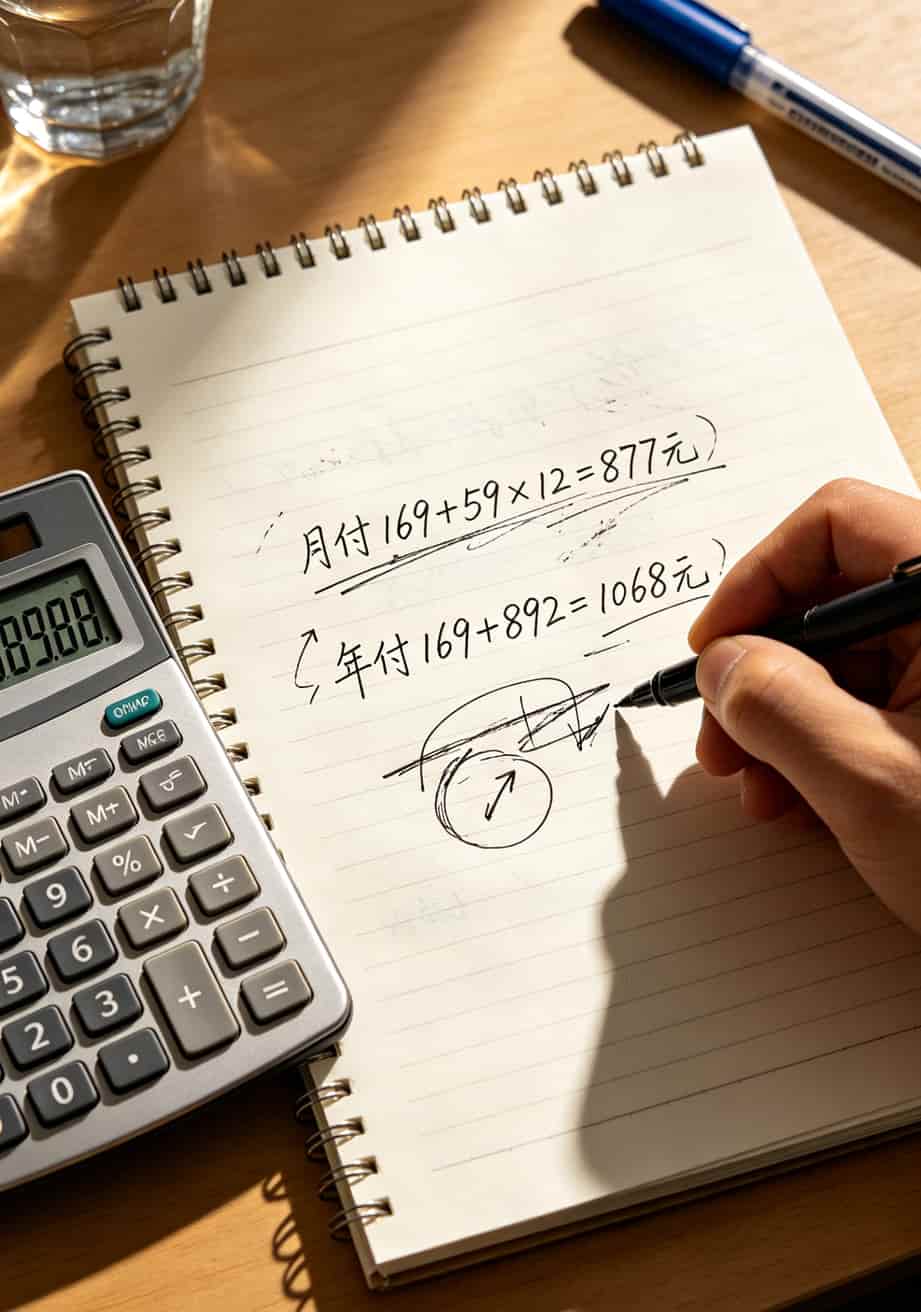 100g的流量卡靠谱吗?实测7款后我劝你死记这5条铁律 年付与月付成本对比表格