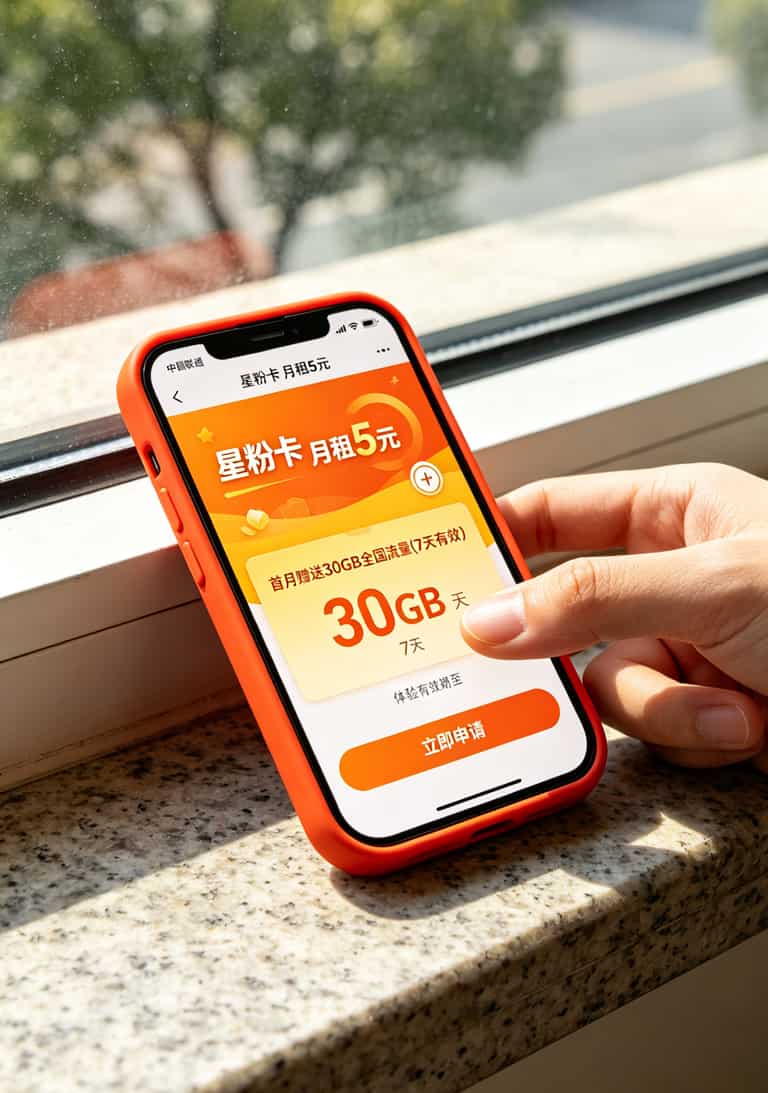 短信截图，内容为“您已使用30GB，现已降速至1Mbps”