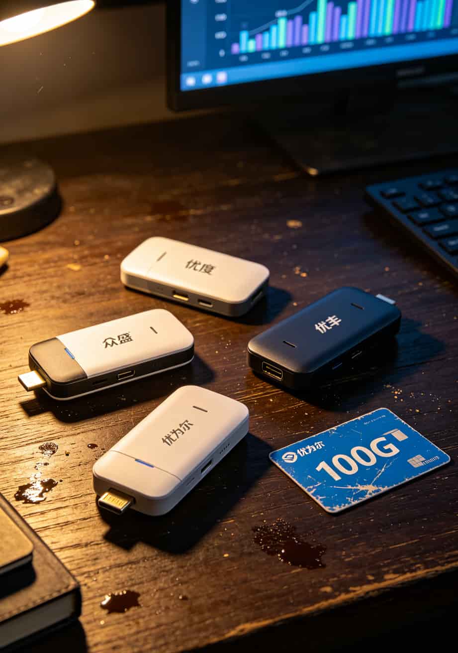 100g的流量卡靠谱吗?实测7款后我劝你死记这5条铁律 随身WiFi和流量卡对比测试场景
