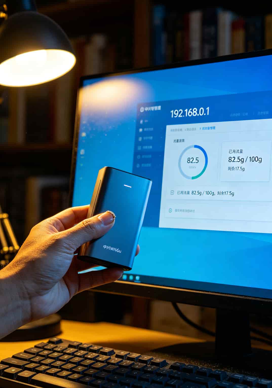 100g流量卡到底能用多久?算完这笔账我彻底明白了 中兴随身WiFi设备与流量卡搭配使用场景实拍