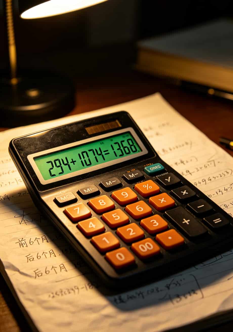 29元电信流量卡是真的吗?我买了三张卡插中兴随身WiFi实测,告诉你真相 计算器屏幕上显示294+1074=1368的计算结果