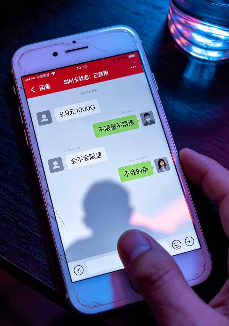 170号段物联卡诈骗案例截图