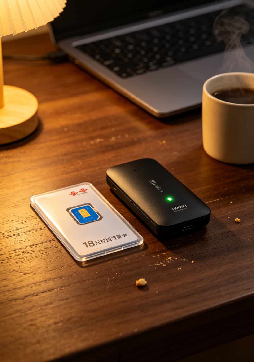 随身WiFi设备与校园流量卡实拍对比图