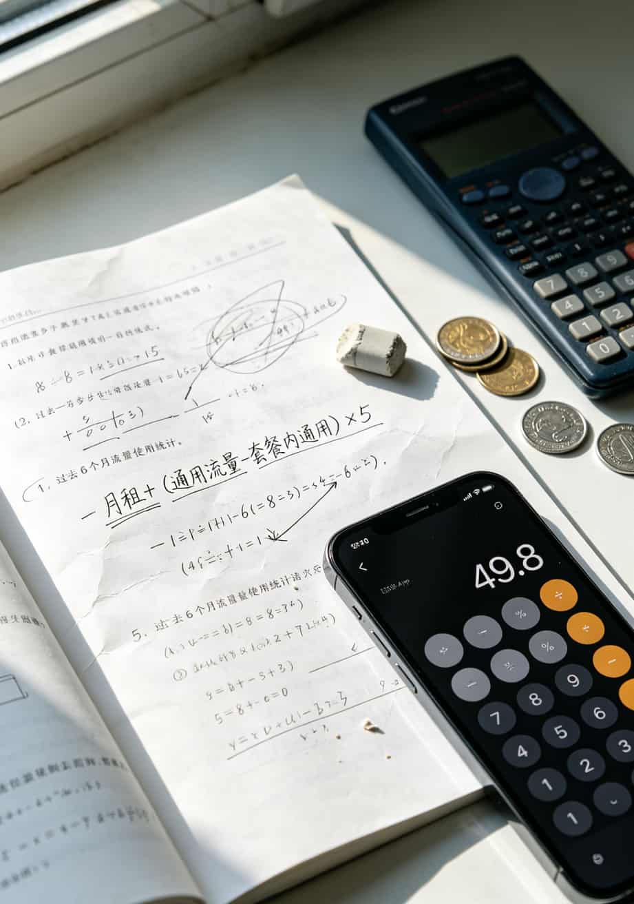 2020什么流量卡最划算?别再被“9元100G”割韭菜了,我实测了7张卡 流量卡月租与实际月支出计算公式