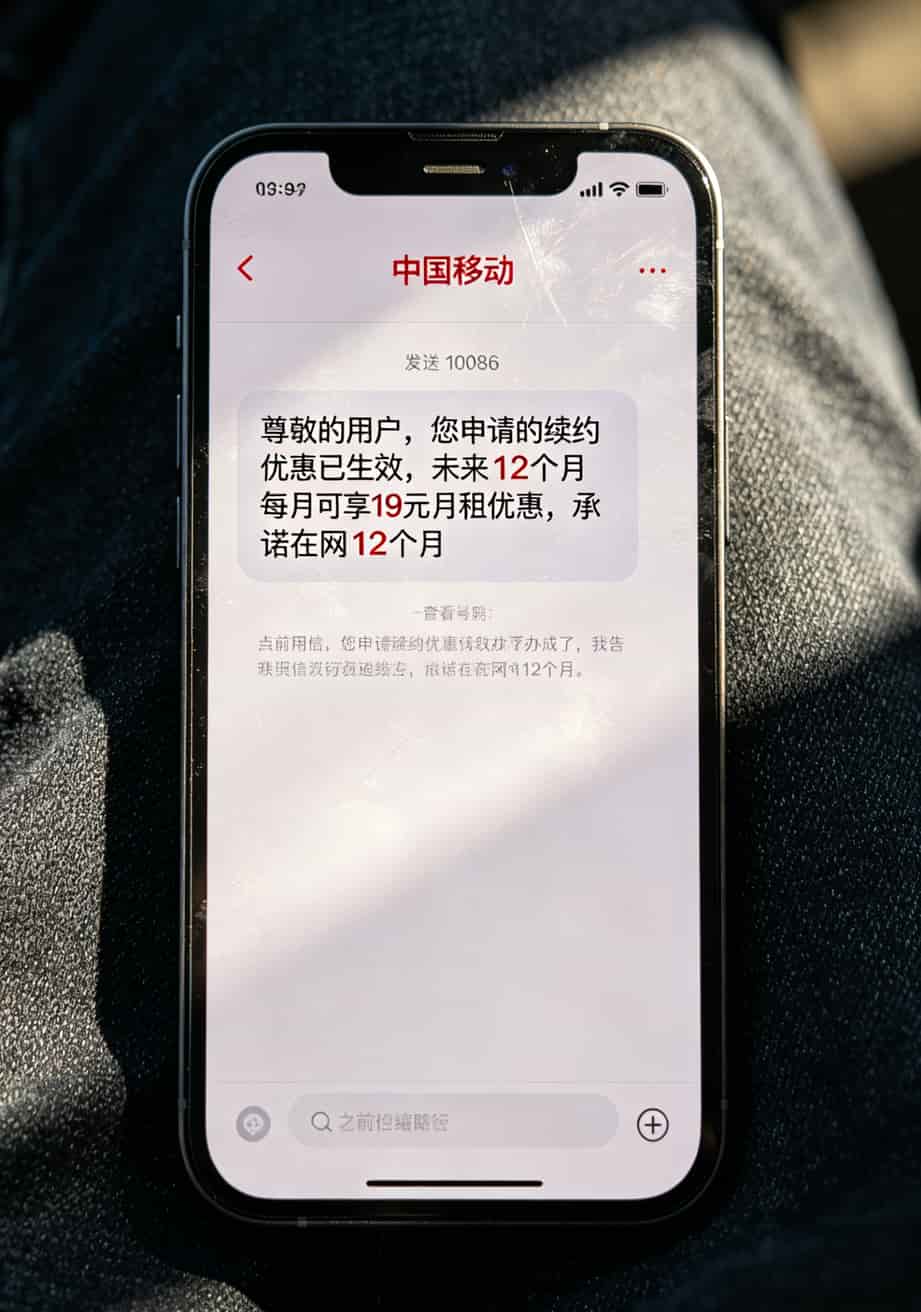 19元的移动流量卡好用不?我换了8张卡,今天跟你说句掏心窝子的话 移动营业厅销户挽留优惠成功短信