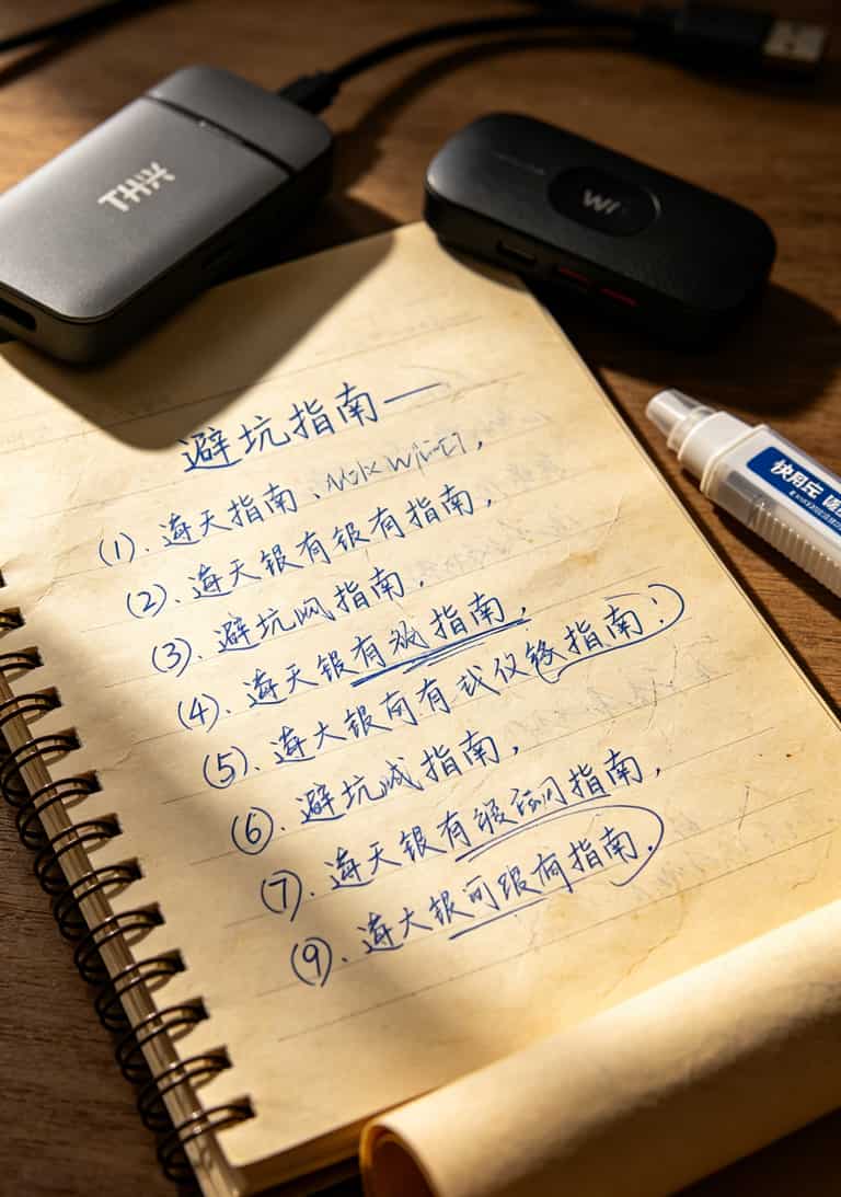 一台中兴随身WiFi,配上19块套餐流量卡,我折腾了一年才弄明白(附避坑指南) 计算器特写,屏幕上显示228和468的对比,旁边放着一台中兴随身WiFi