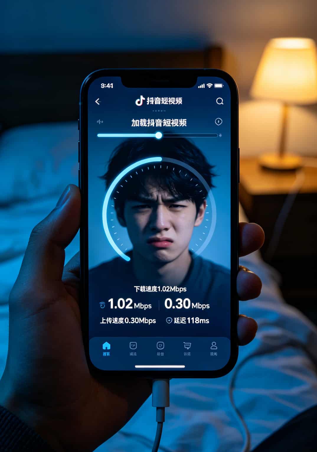 跑8年手机卡业务,我敢说:2025年不限流流量卡一个月多少钱最划算?59、79、129三档实测 1Mbps网速测速截图,显示下载速度1.02Mbps,上传0.3Mbps