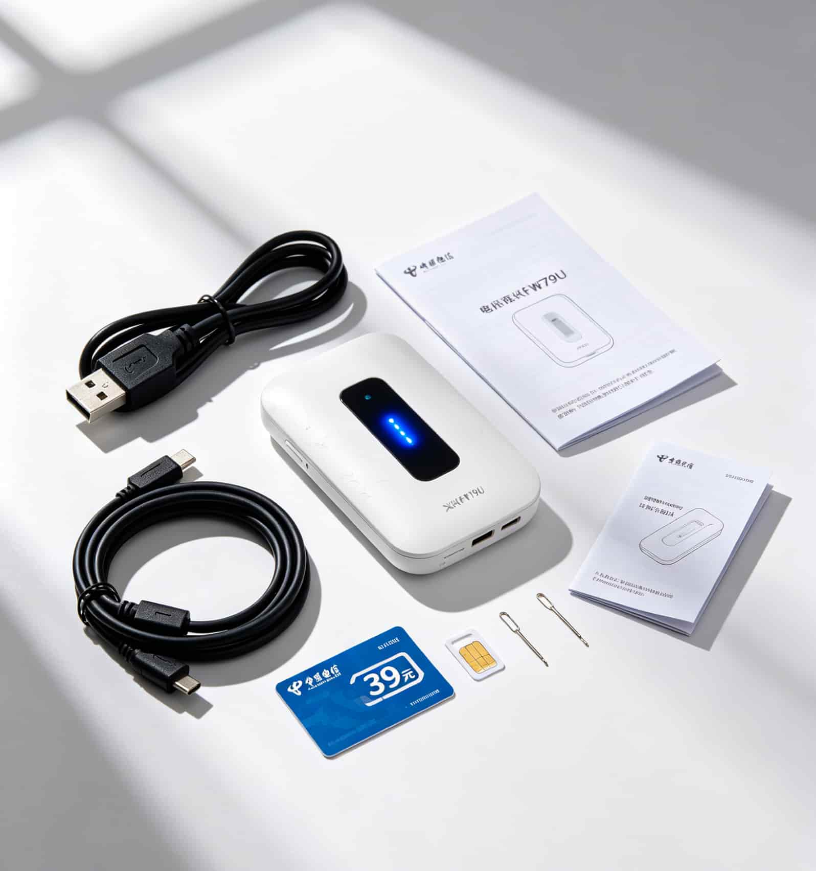 一张39元通用流量卡,我换了4个中兴随身WiFi,选对型号月省一半钱 中兴MF79U搭配电信39元流量卡全家福