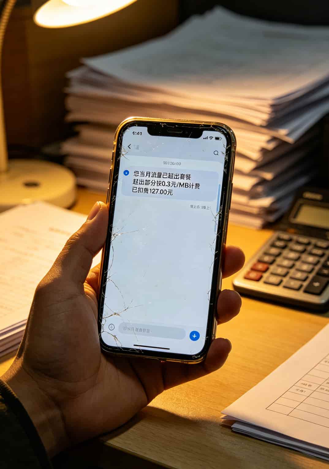 4g卡流量套餐的资费,我换了6张卡才搞明白(附真实省钱方案) 一张套餐宣传单上“不限量”三个大字被红笔圈出,旁边手写小字“问清楚限速阈值”