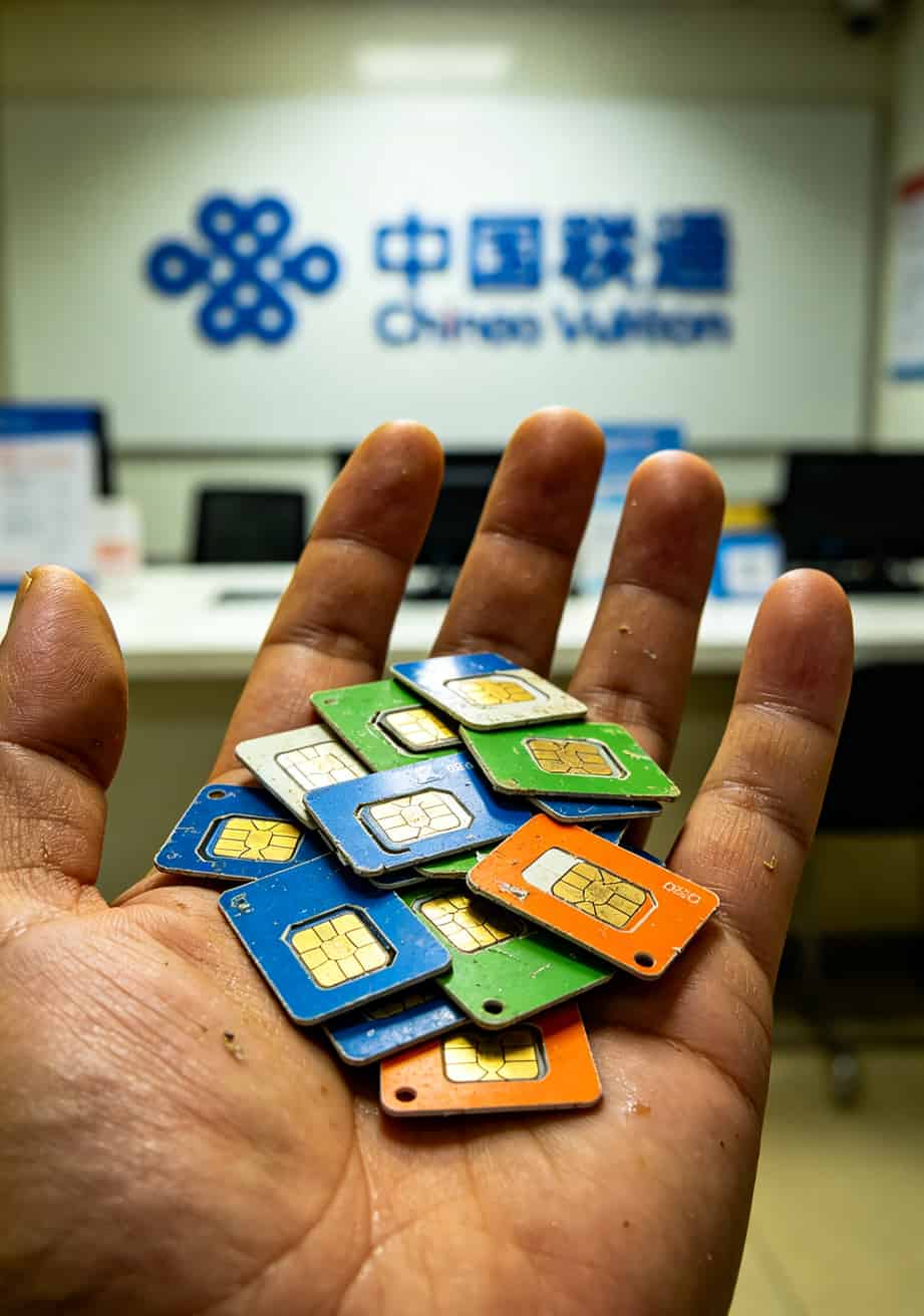 换了11张流量卡,我才找到真能用的“5g纯通用流量卡”(导语附避坑口诀) 手里拿着十几张废卡的实拍图,背景是手机营业厅