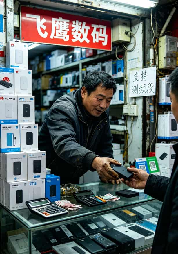 俄罗斯上网一年省下500块?一张5元月租的流量卡+自备WiFi,我跑了六趟实测 保山数码港二楼随身WiFi实体店柜台