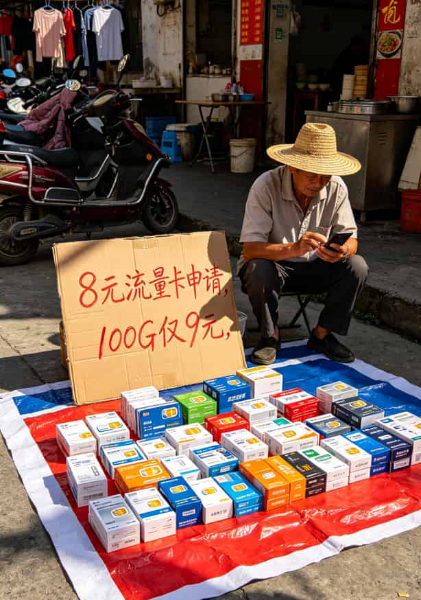 8元流量卡申请千万别乱办!我用中兴随身WiFi踩坑5年,总结出这份保命指南 抖音直播间流量卡套路截图