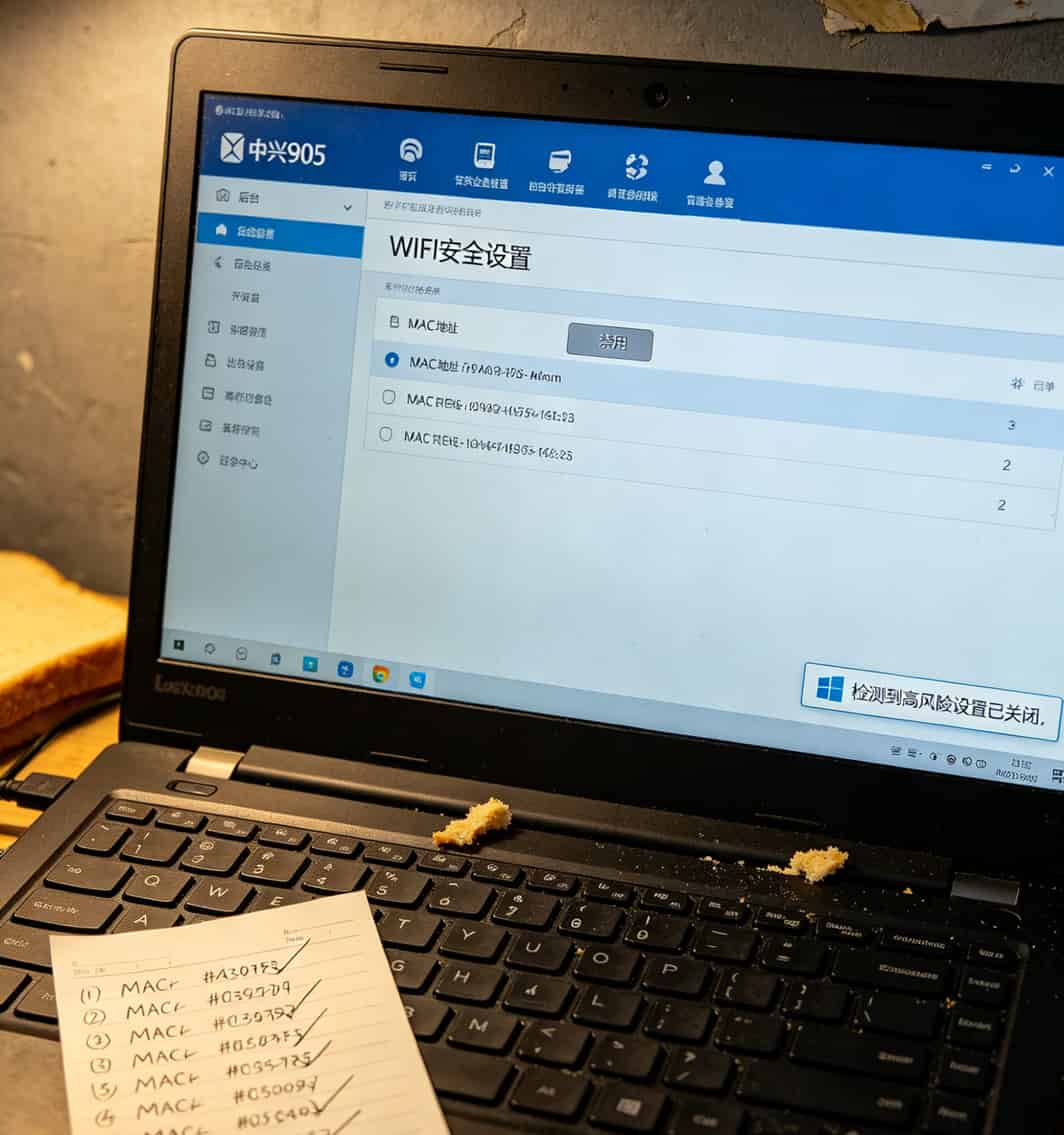 中兴905后台WPS功能关闭设置的界面截图