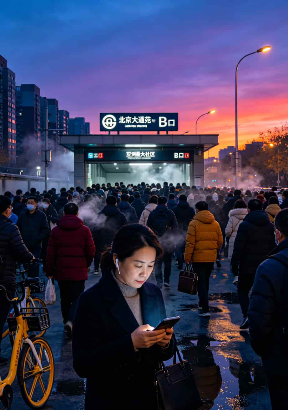 北京什么流量卡便宜?我天通苑住5年换了11张卡,实话都在这了 天通苑地铁站晚高峰人流量实拍
