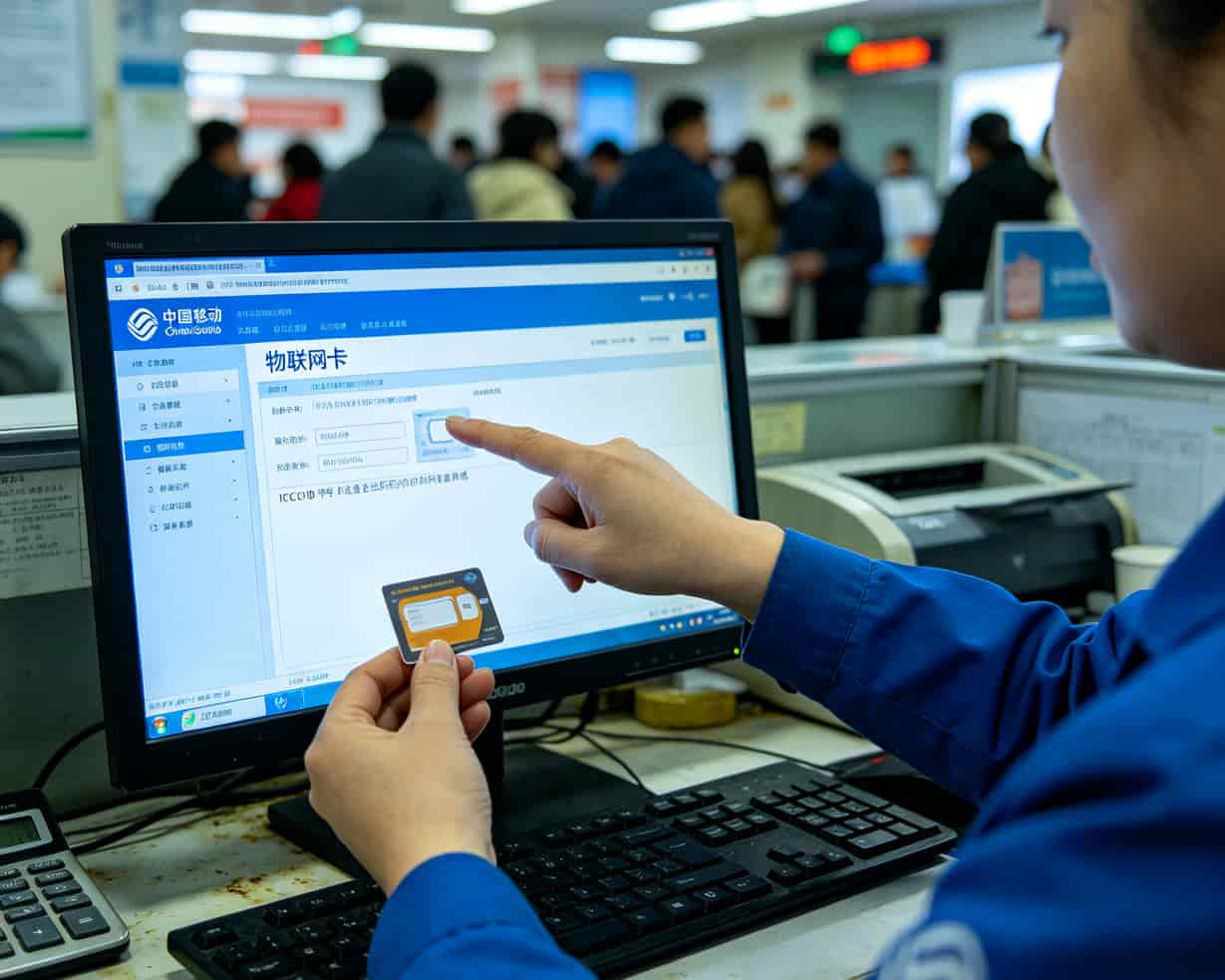 1个流量卡多少钱?我花了近3000块学费,终于搞明白了 营业厅工作人员查询ICCID的场景