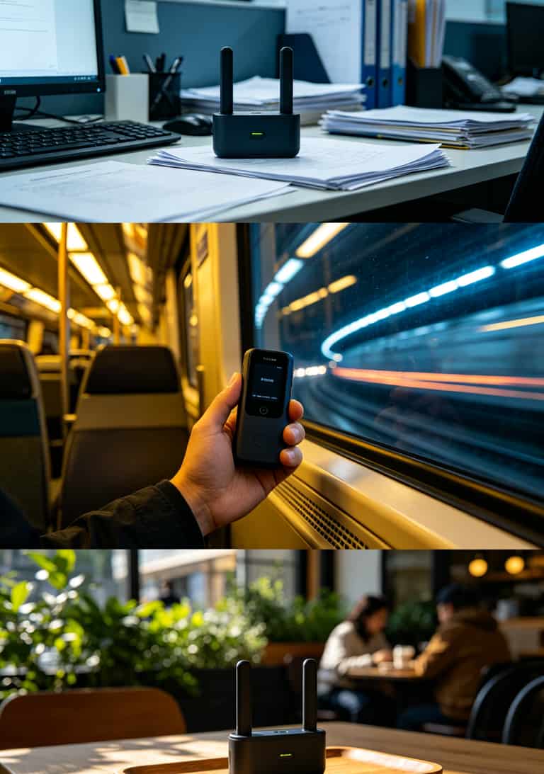 100g的流量卡靠谱吗?实测7款后我劝你死记这5条铁律 随身WiFi使用场景汇总,办公室/地铁/户外