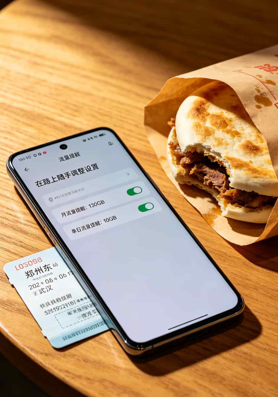 “300g流量卡19元”套路太深:我花了3年测中兴随身WiFi,省下9000块 中兴智慧生活APP流量提醒设置界面