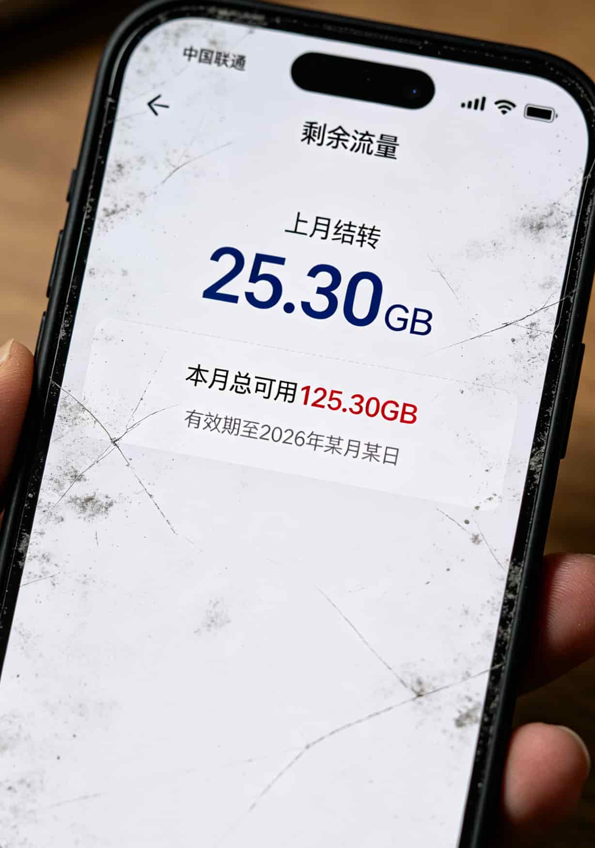 办了七八张联通卡,我终于搞明白哪个最划算——避坑+实测+省钱 联通App上显示流量结转功能的界面截图