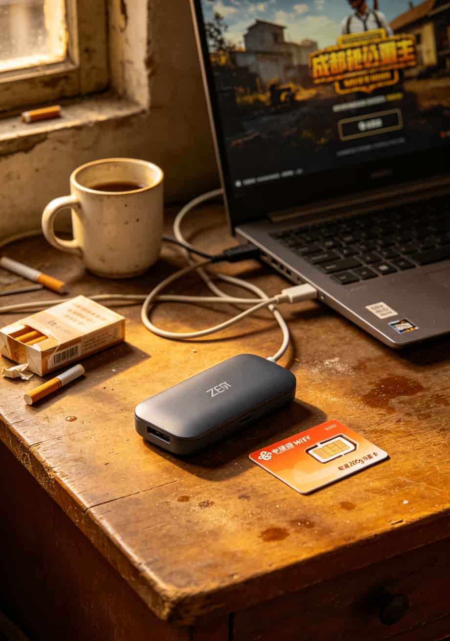 随身WiFi与流量卡搭配使用场景实拍