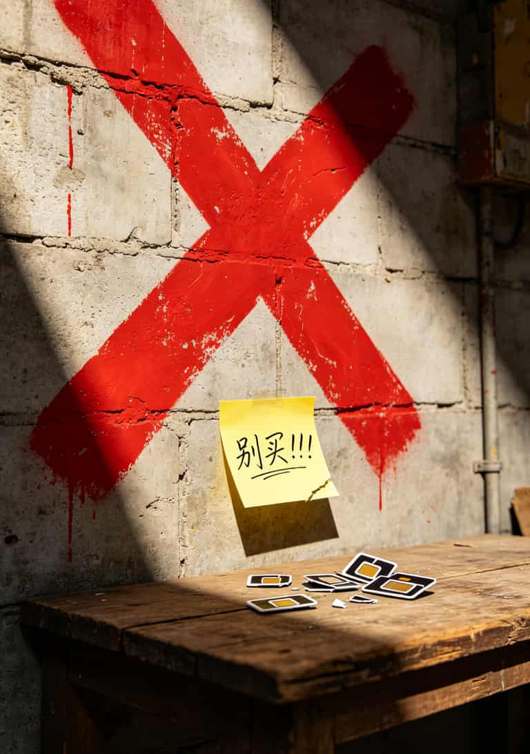 避坑警示标志图