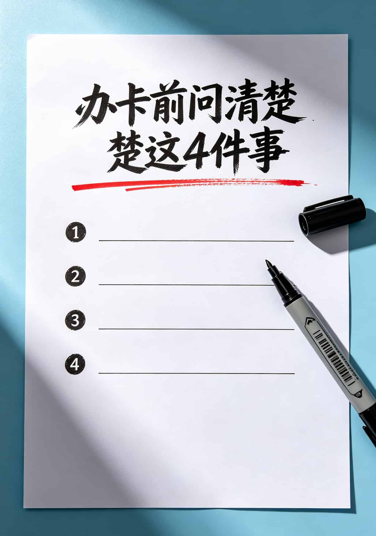 为了省几十块钱,我跑遍杭州8家营业厅踩了6次坑(附19元不限速流量卡+随身WiFi终极避坑指南) 一张A4打印纸,手写黑色大字“办卡前问清楚这4件事”,下面是四行空白待填
