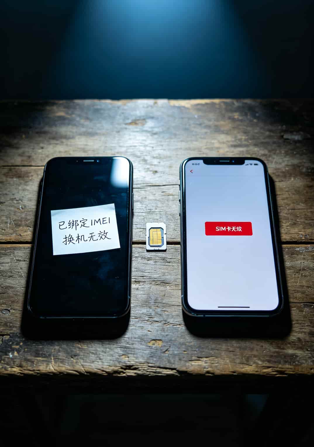 不可打电话的流量卡是真的吗?我用三年告诉你:真的,但有5个坑千万别踩 一部手机显示“SIM卡无效”提示,旁边放着另一台同品牌手机