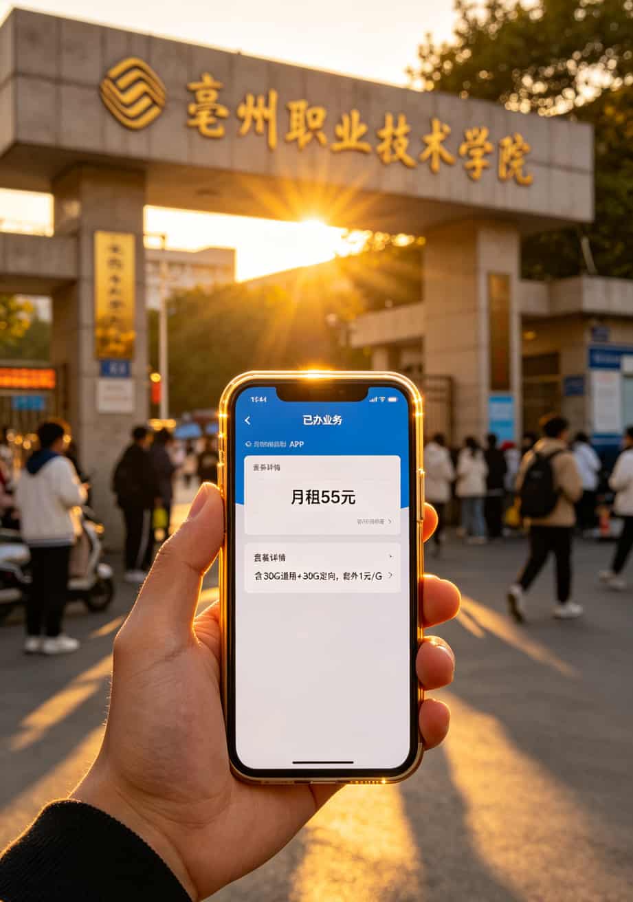 亳州校园卡踩坑三年,换了四张才搞懂不限量流量卡哪个好免费办理 移动官方APP校园卡套餐详情截图