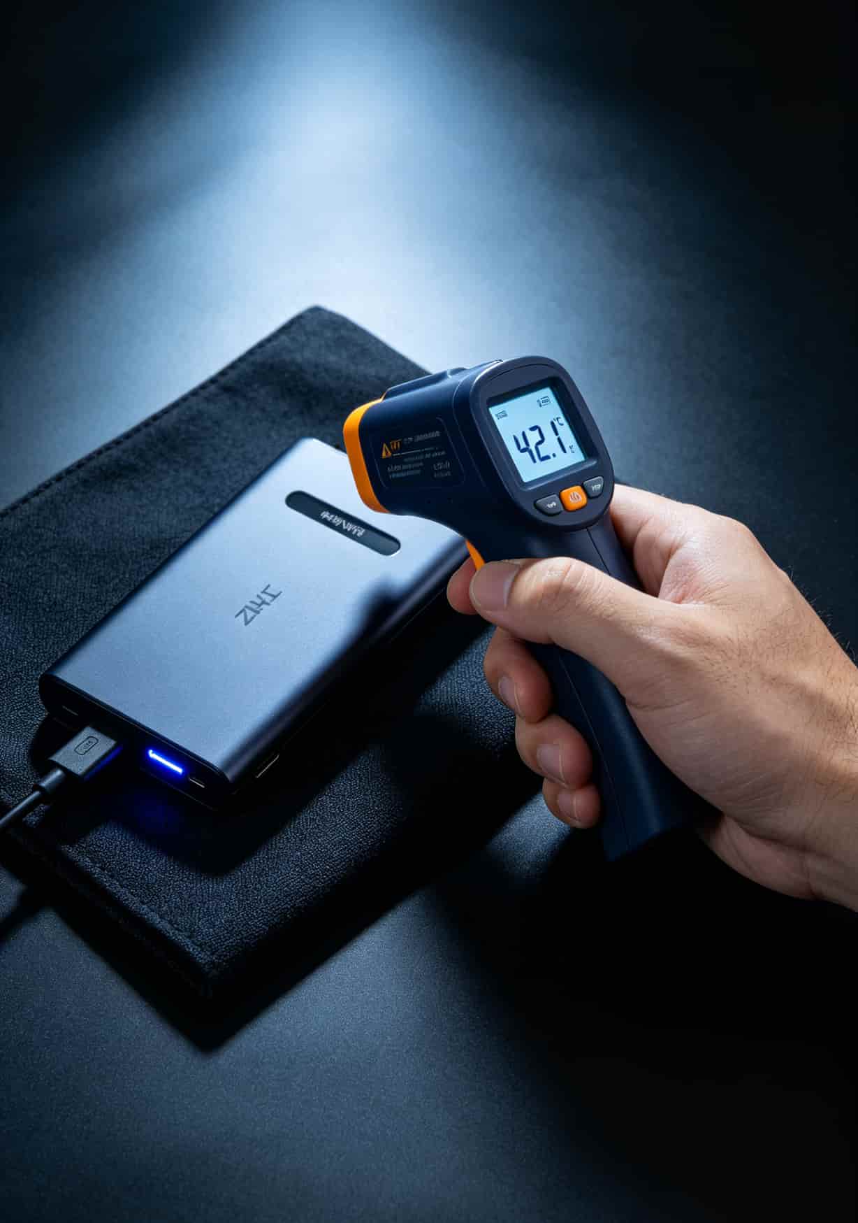 不限流量卡多少钱?我帮人装了七八个中兴随身WiFi,今天全交代了 中兴随身WiFi搭配电信卡长时间使用后的温度实测图