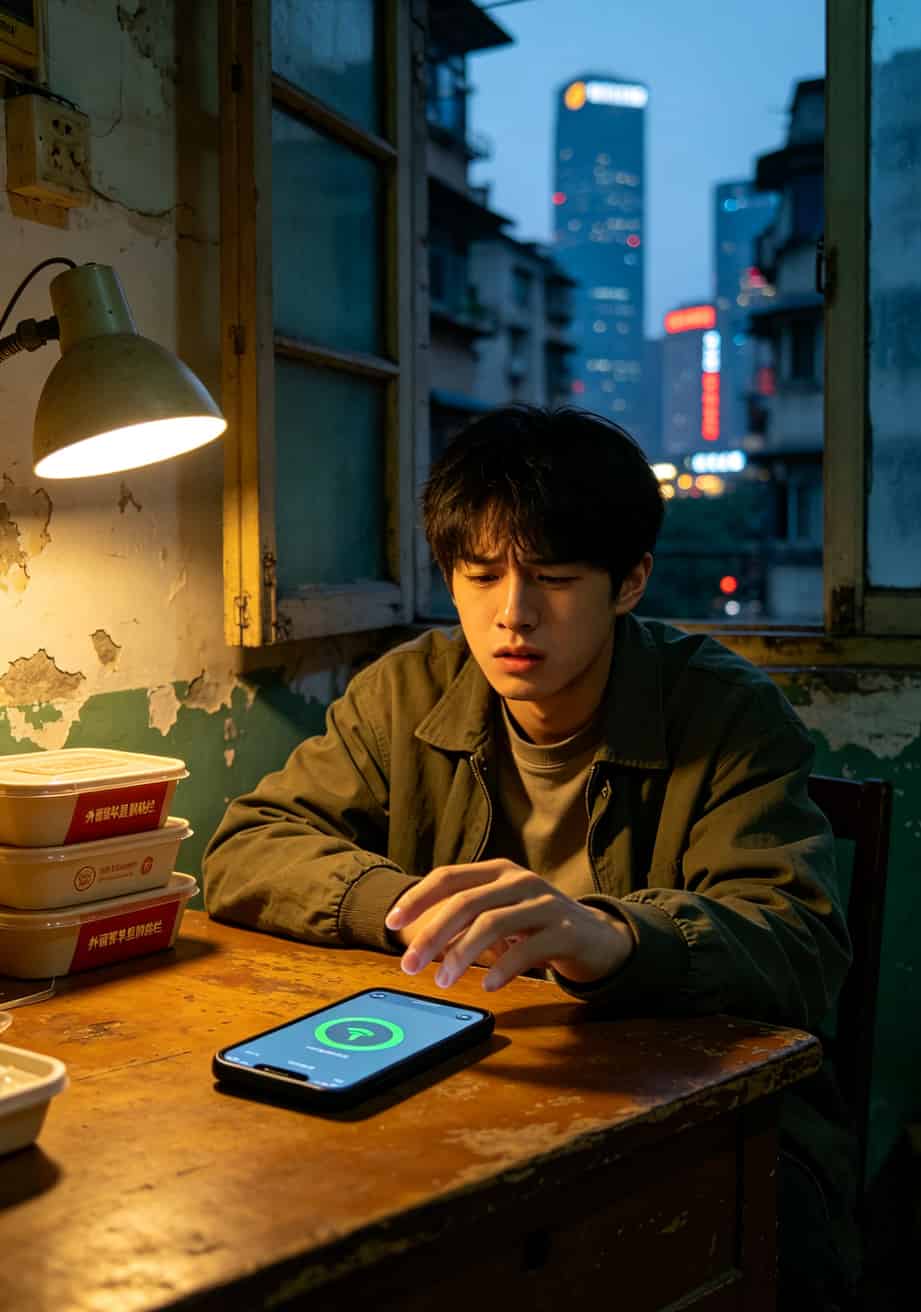 流量卡和随身WiFi折腾两年,这9个坑你千万别再踩了 成都春熙路附近老小区公寓里的手机屏幕显示网络卡顿